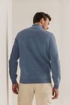 State Of Art Cardigan Cotton Blue Model / Achterkant