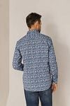 State of Art Chemise Dandelion Bleu Model / Achterkant