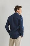 State of Art Chemise De Lin Marine Model / Achterkant
