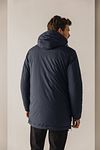 State Of Art Winter Coat Navy Model / Achterkant
