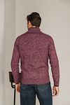 State Of Art Half Zip Pullover Rot Model / Achterkant