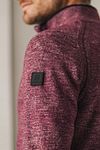 State Of Art Half Zip Pullover Rot Model / Detail