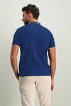 State Of Art Jersey Polo Shirt Dark Blue Model / Achterkant