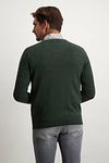 State of Art Pull Col-V Vert Mousse Model / Achterkant