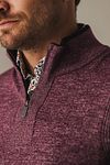 State Of Art Half Zip Pullover Rot Model / Detail