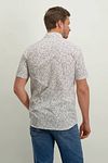 State Of Art Short Sleeve Shirt Print Green Model / Achterkant