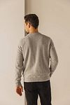 State Of Art Sweater Donegal Melange Beige Model / Achterkant