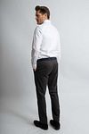 Steppin' Out Hemd Slim-Fit Twill Weiß Model / Achterkant