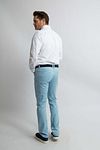 Steppin' Out Hemd Twill Weiß Model / Achterkant