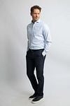 Steppin' Out Chino Newbury Melange Navy Model / Voorkant