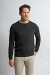 Steppin' Out Pullover Merino Wool Anthracite Model / Voorkant