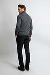 Steppin' Out Rollneck Pullover Cotton Cashmere Anthracite  Model / Achterkant