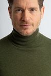 Steppin' Out Rollneck Pullover Cotton Cashmere Olive Green Product / Detail