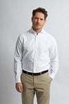 Steppin' Out Shirt Oxford White Model / Voorkant