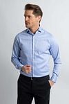 Steppin' Out Shirt Dobby Light Blue Model / Voorkant