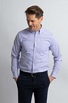 Steppin' Out Shirt Checks Blue Red Model / Voorkant