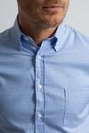 Steppin' Out Shirt Checks Blue Model / Detail