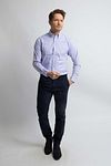 Steppin' Out Shirt Checks Blue Red Model / Voorkant