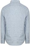 Steppin' Out Shirt Linen Stripes Light Blue Product / Achterkant