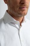 Steppin' Out Shirt Oxford White Model / Detail