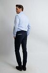 Steppin' Out Shirt Stripe Light Blue Model / Achterkant