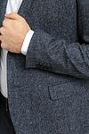Suitable Birds Eye Colbert Laine Merino Marine Model / Detail
