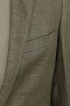 Suitable Blazer Linnen Panama Olijfgroen Product / Detail