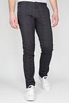 Suitable Chino Locke Ruit Bruin Model / Voorkant