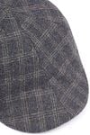 Suitable Peaky Cap Woven Pane Grey Product / Detail