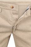 Suitable Chino Pico Pleat Flannel Sand Product / Detail