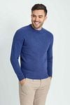 Suitable Chino Pico Pleat Flannel Sand Model / Voorkant
