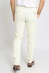 Suitable Chino Plato Corduroy Off White Model / Voorkant