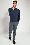 Suitable Dace Pantalon Steel Green Model / Voorkant
