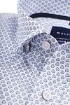 Suitable Hemd Construct Druck Blau Product / Detail