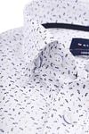 Suitable Hemd Leaf Print weiß Product / Detail