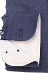 Suitable Herringbone Hemd Navy Product / Detail