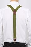 Suitable Luxe Bretels Groen Model / Achterkant