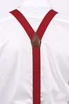 Suitable Luxe Suspenders Bordeaux Model / Achterkant