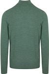 Suitable Merino Half Zip Sweater Mid Green