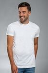 Suitable Ota T-Shirt Rundhalsausschnitt Weiß 6-Pack Model / Voorkant mit Bram