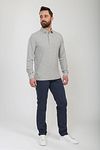 Suitable Pantalon Chino Oakville Bleu Foncé Model / Voorkant