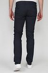 Suitable Pantalon Chino Sartre Bleu Foncé Model / Achterkant