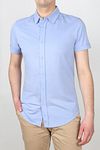 Suitable Prestige Earl Short Sleeve Shirt Light Blue Model / Voorkant