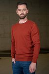 Suitable Respect Oini Pullover O-Neck Rust Model / Voorkant