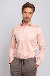 Suitable Satin Stretch Shirt Pink Model / Voorkant