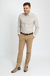 Suitable Shirt Print Beige Model / Voorkant