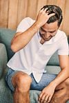 Suitable Short Sleeve Overhemd Wit Model / Voorkant met Bram