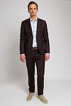 Suitable Slim-Fit Herrenanzug Bordeaux Model / Voorkant
