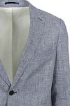 Suitable Blazer Pepita Linen Blue Product / Detail