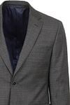 Suitable Suit Toulon Wool Check Grey Brown Product / Detail